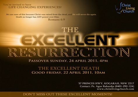 Passover Celebration 2011 - The Excellent Resurrection